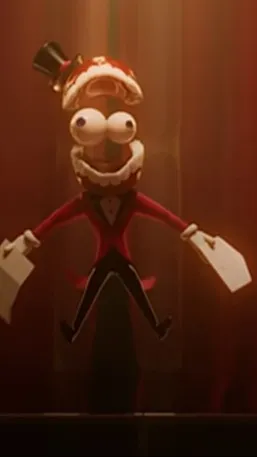 ai character: Caine  background