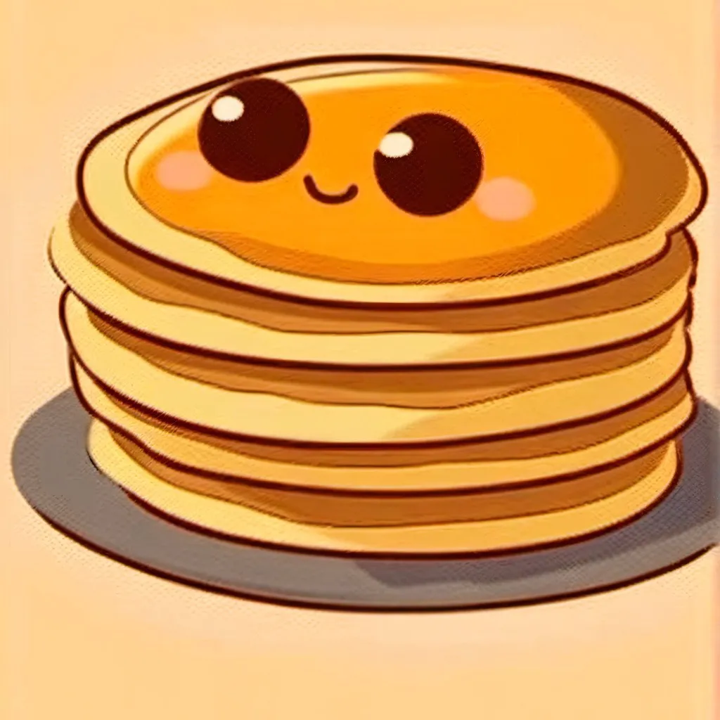 chat with ai character: VERY CUTE pancakes