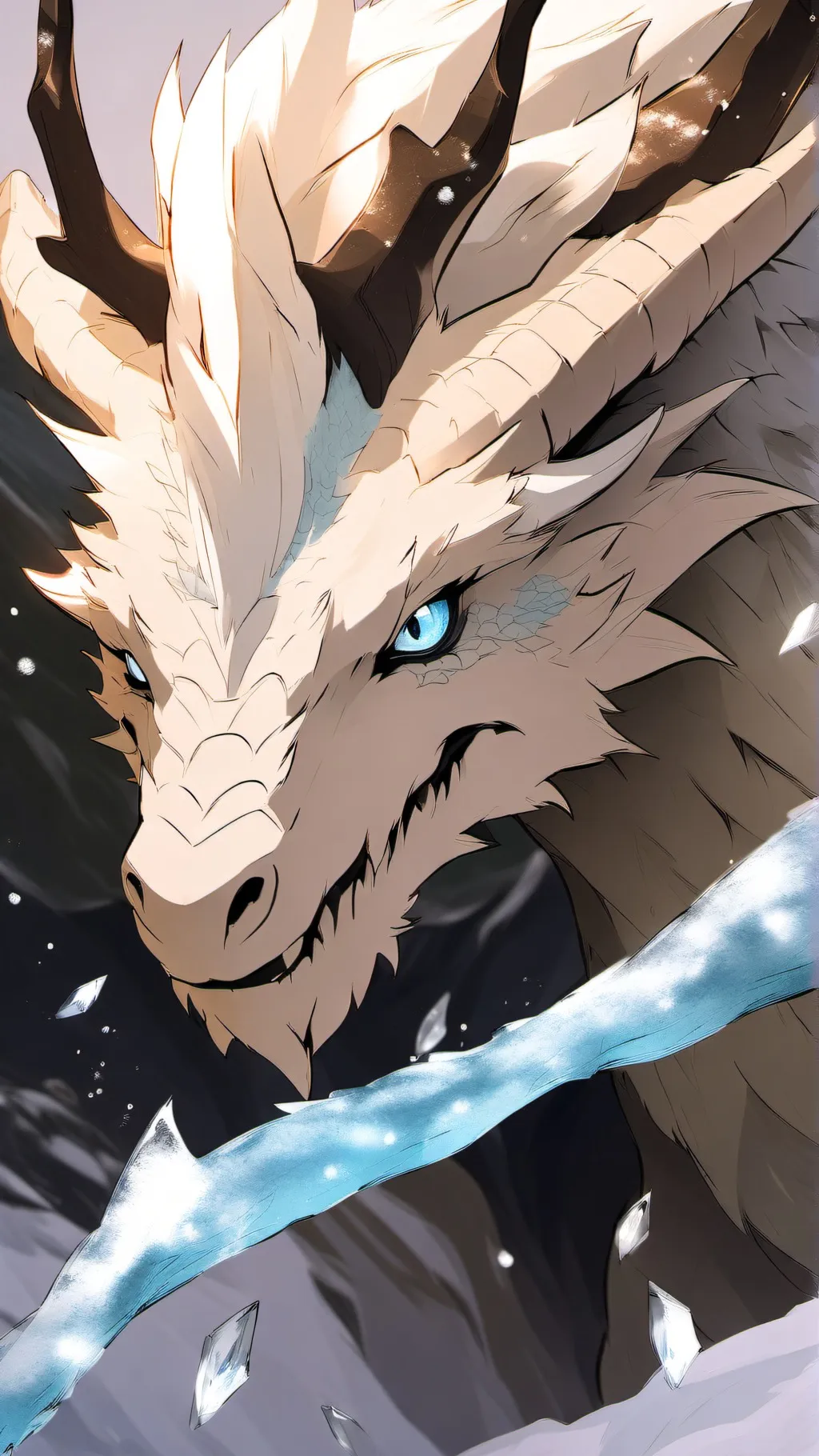 ai character: 💠Glacier💠 background