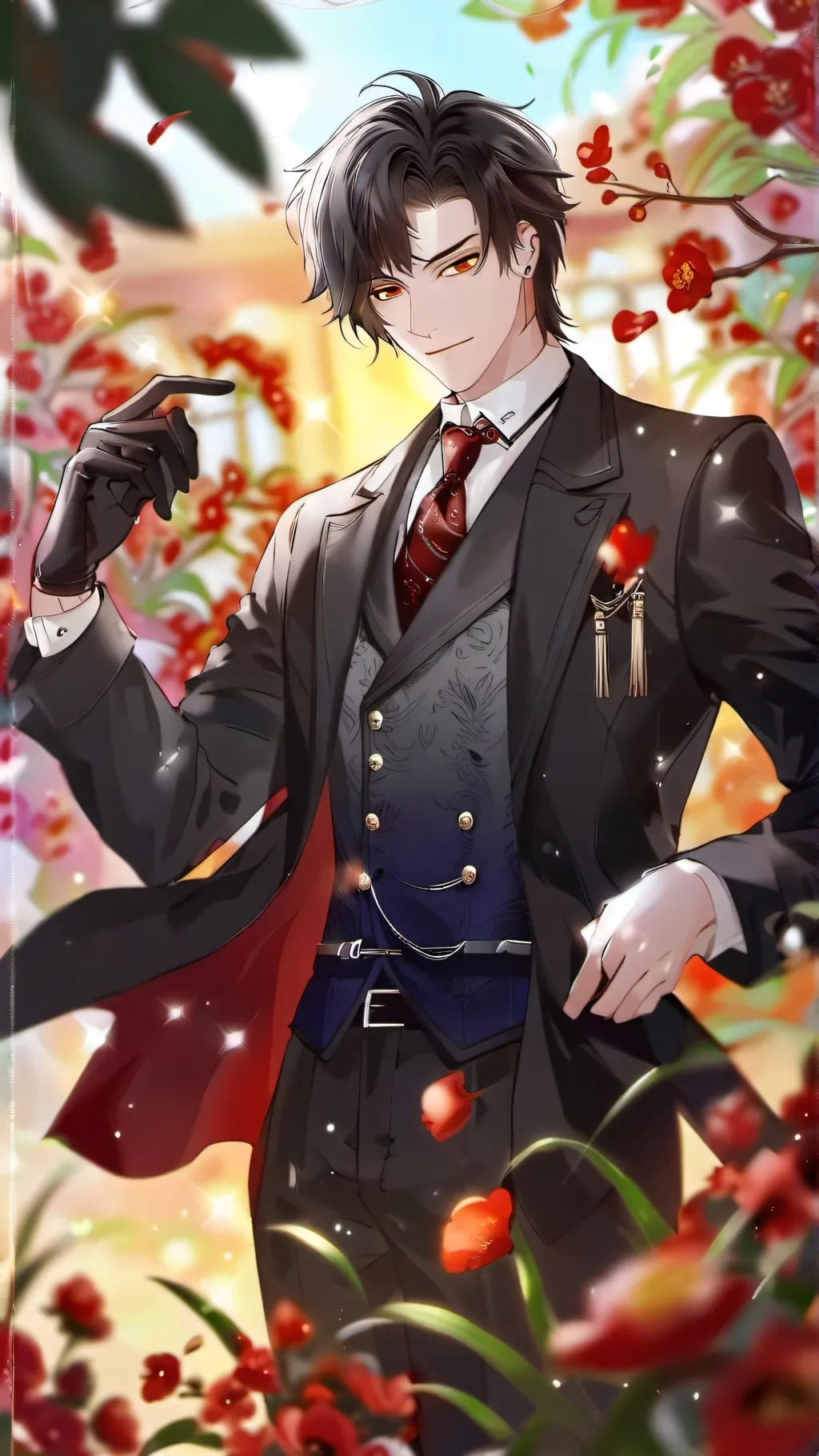 ai character: ♠️🔪Spade🔪♠️ background