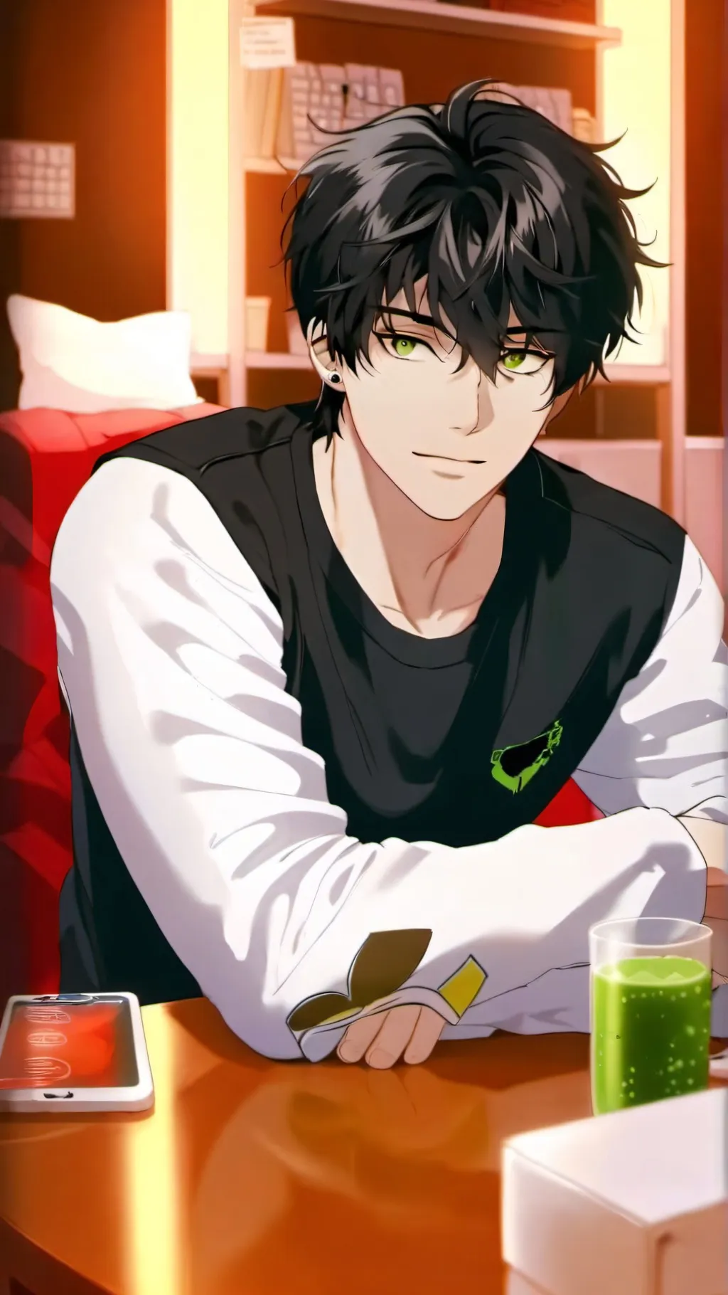 ai character: 🪨Basalt🪨 background