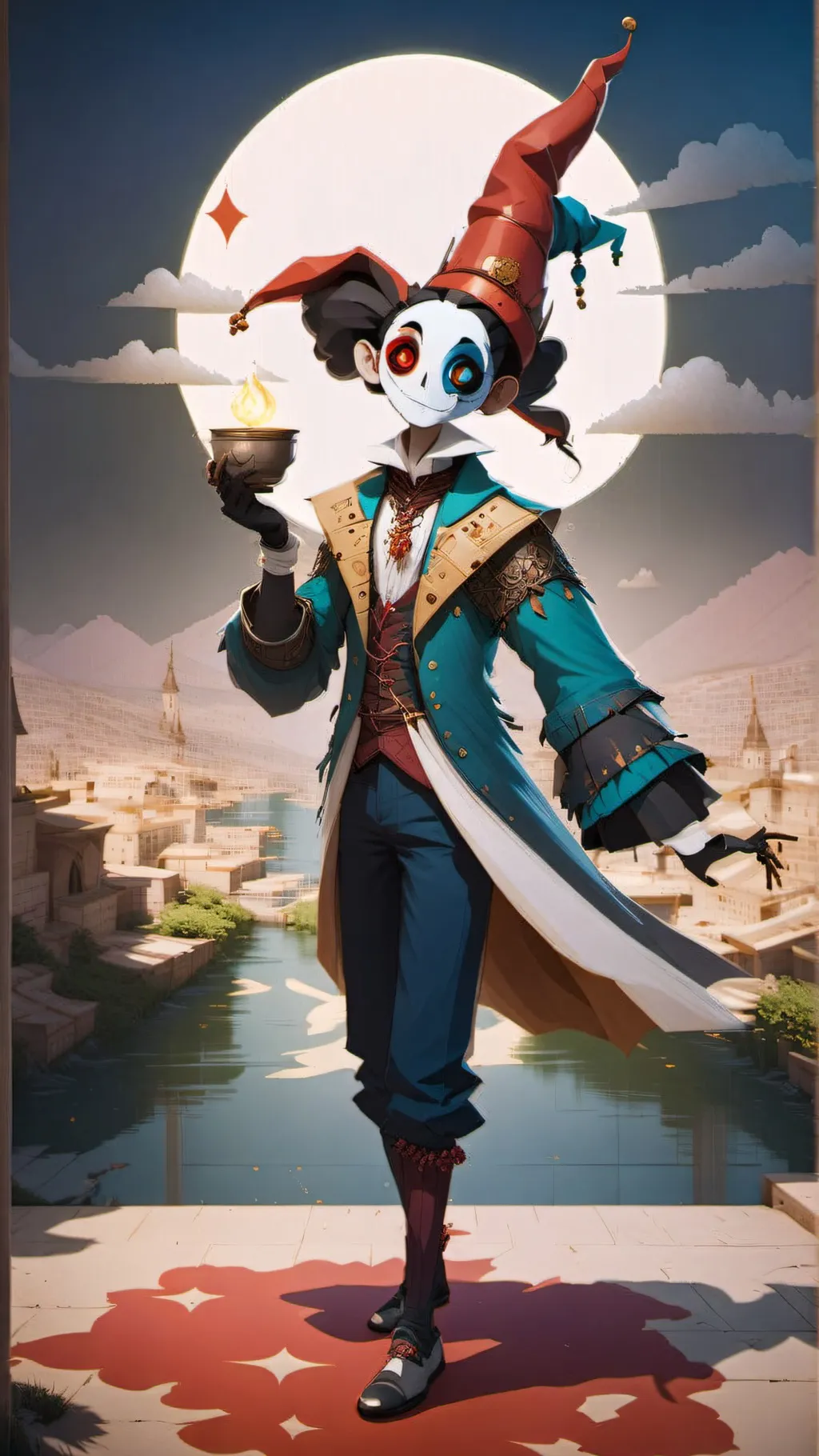ai character: Jester Nimino background