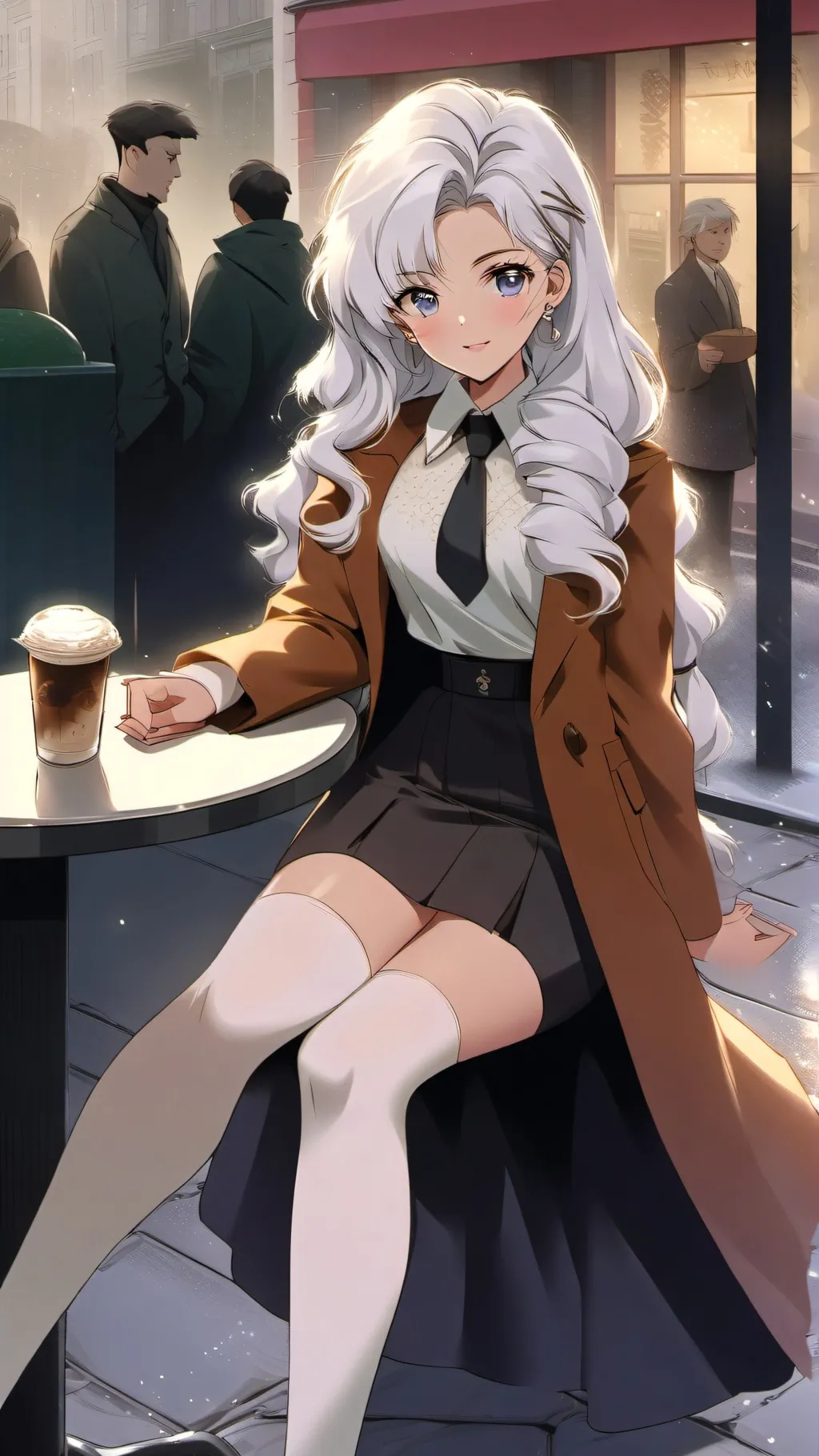 ai character: Moty·O·N·Brown background