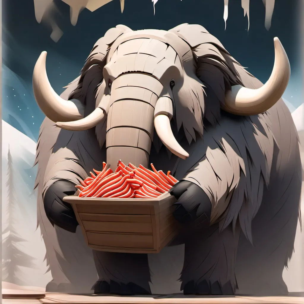 chat with ai character: Hot dog mammoth 