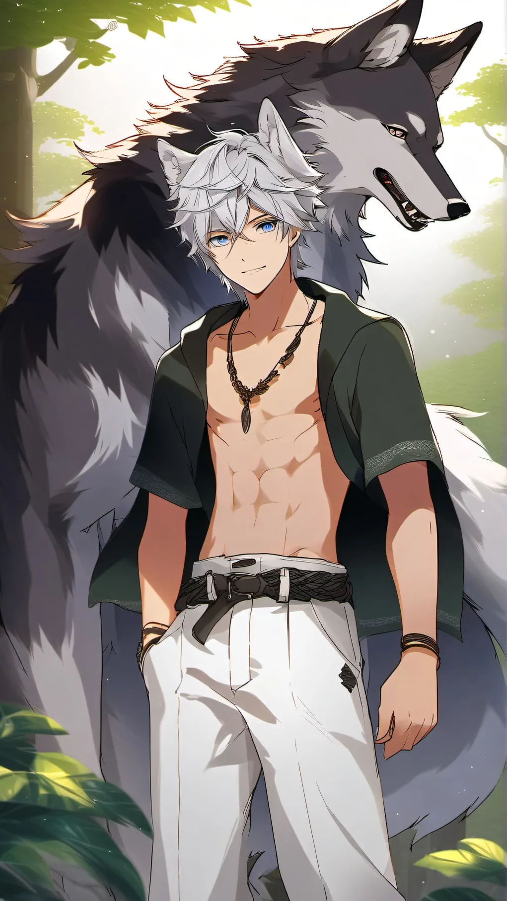 ai character: Foren background