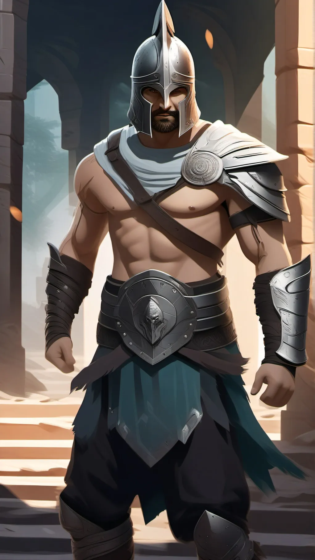 ai character: Lucas The Great background