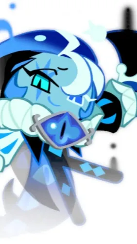 ai character: shadow milk cookie background