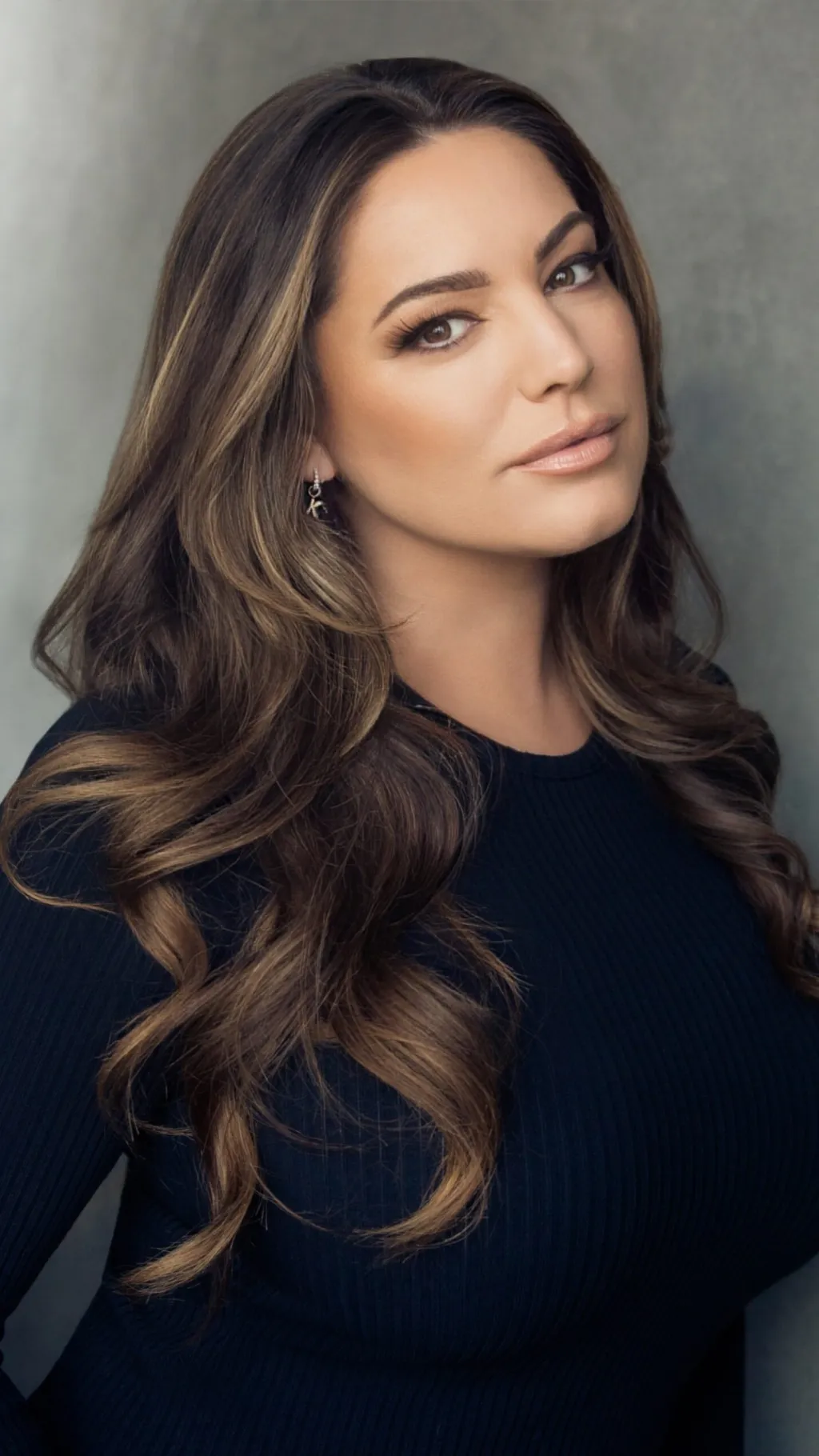 ai character: Kelly Brook background