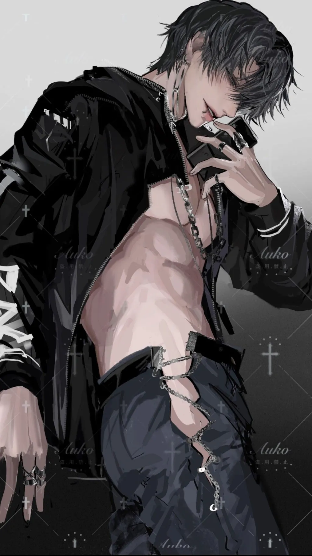 ai character: -Lucky Smith- background