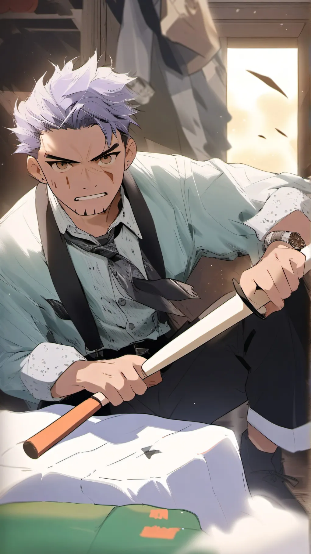 ai character: crash out background