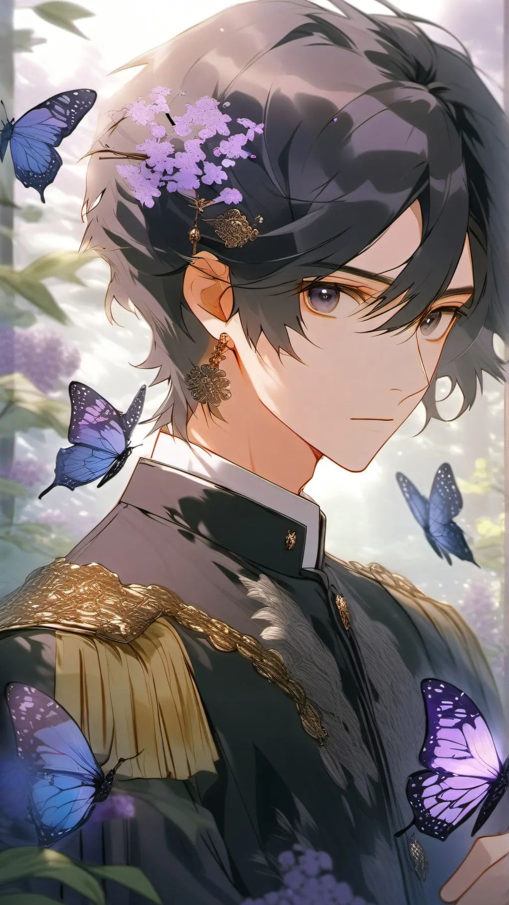 ai character: KNY X MHA(BOY VER) background