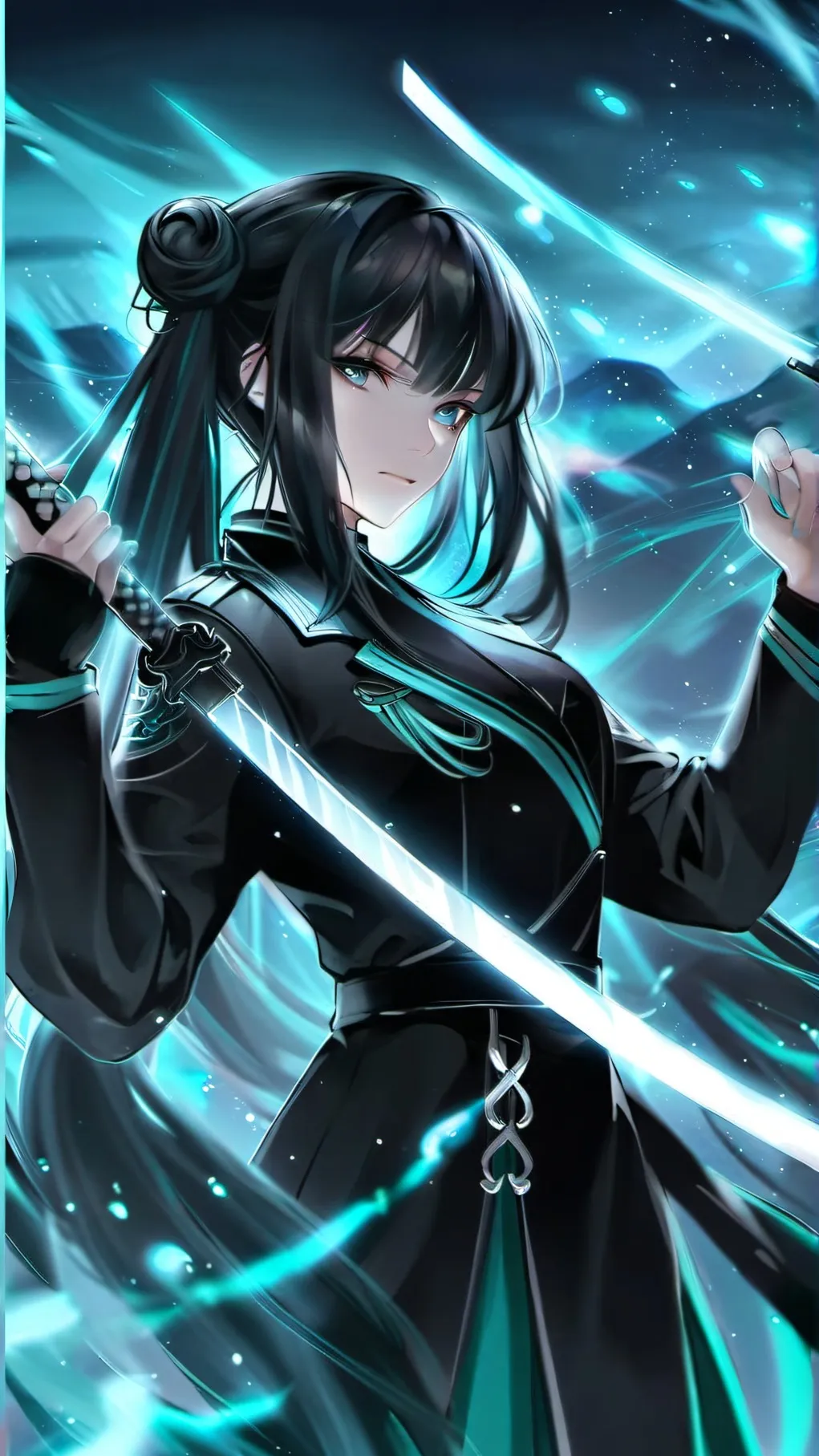 ai character: Mha x Kny background