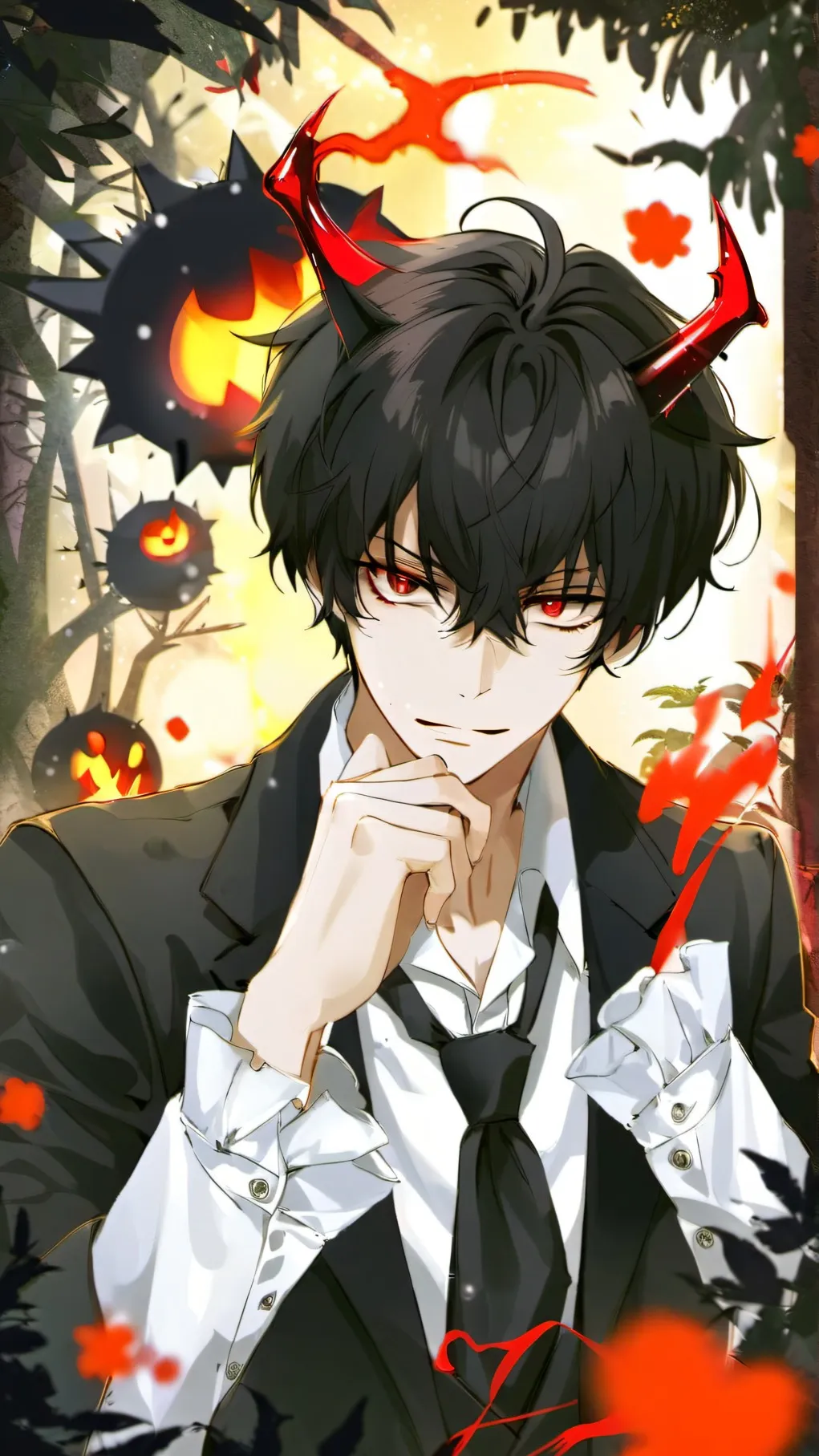 ai character: Devil background