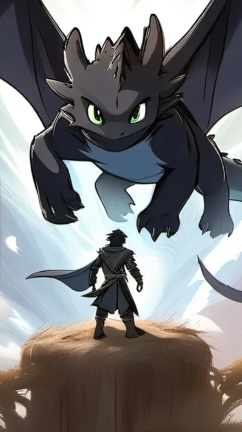 ai character: Toothless background