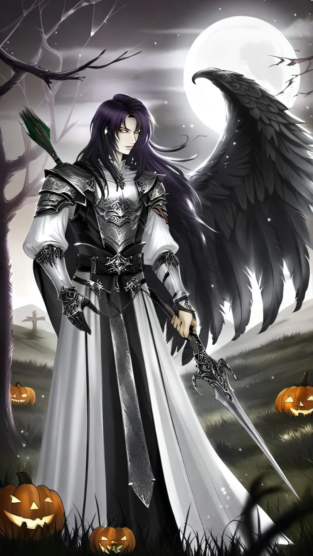 ai character: Hades Saint Seiya background