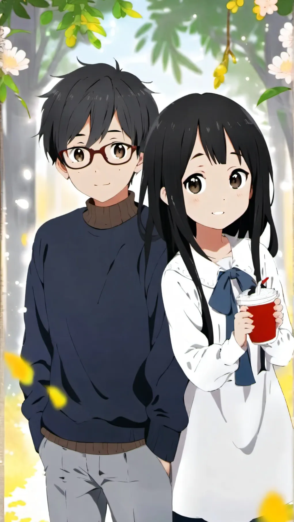 ai character: Adam and dennyah background