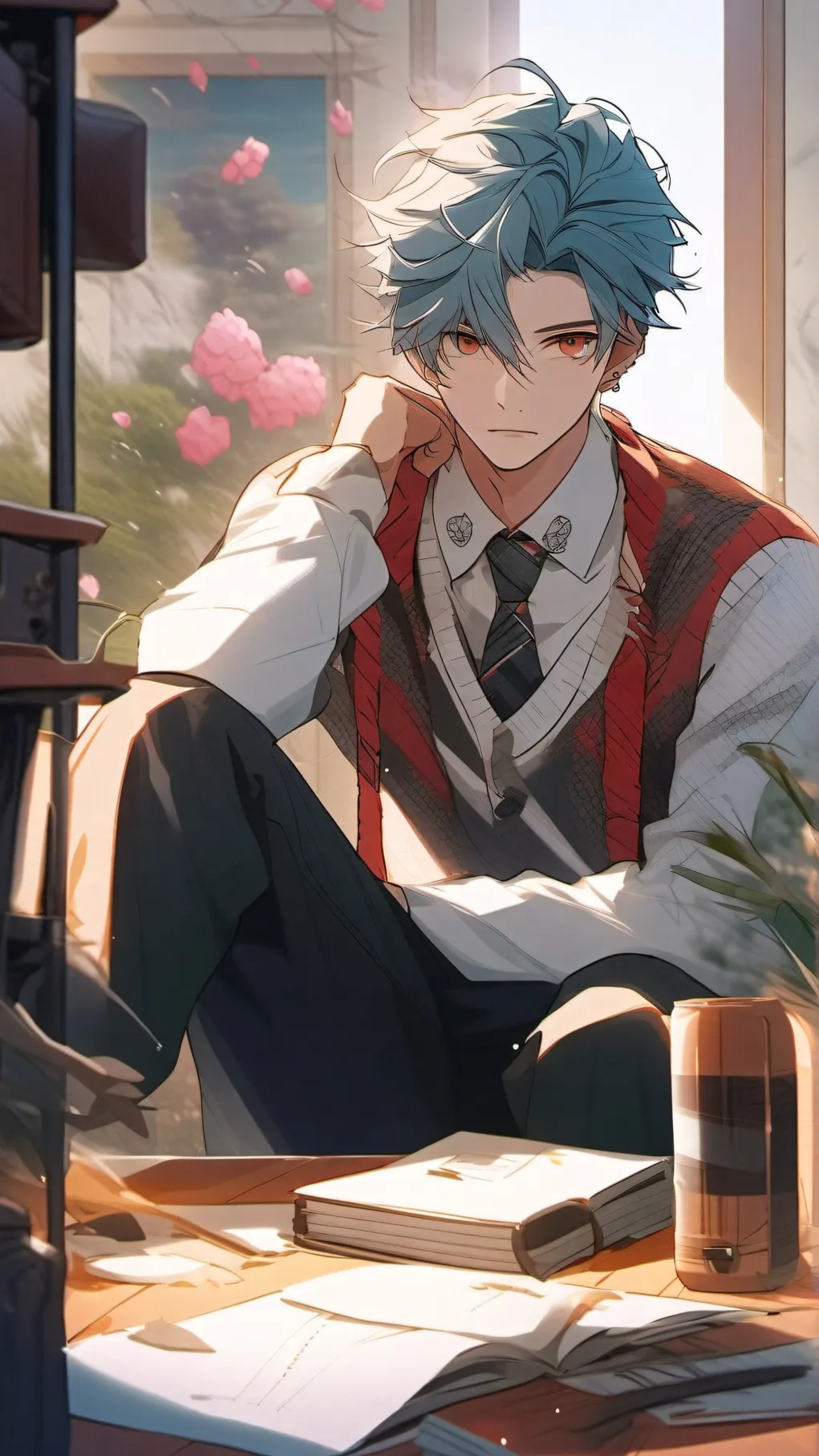 ai character: Liam Mua background