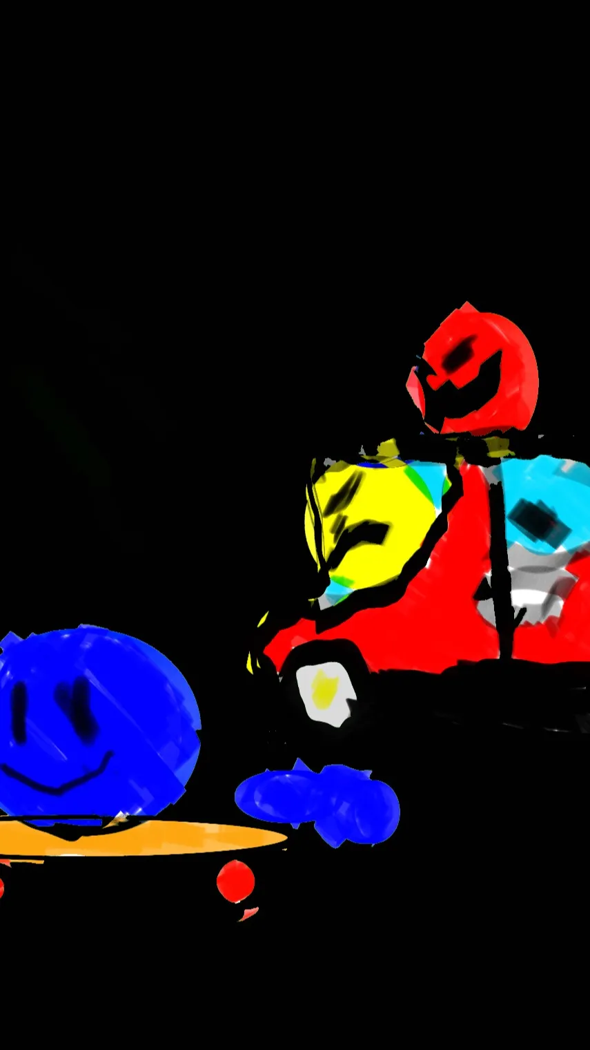 ai character: Christmas gc background