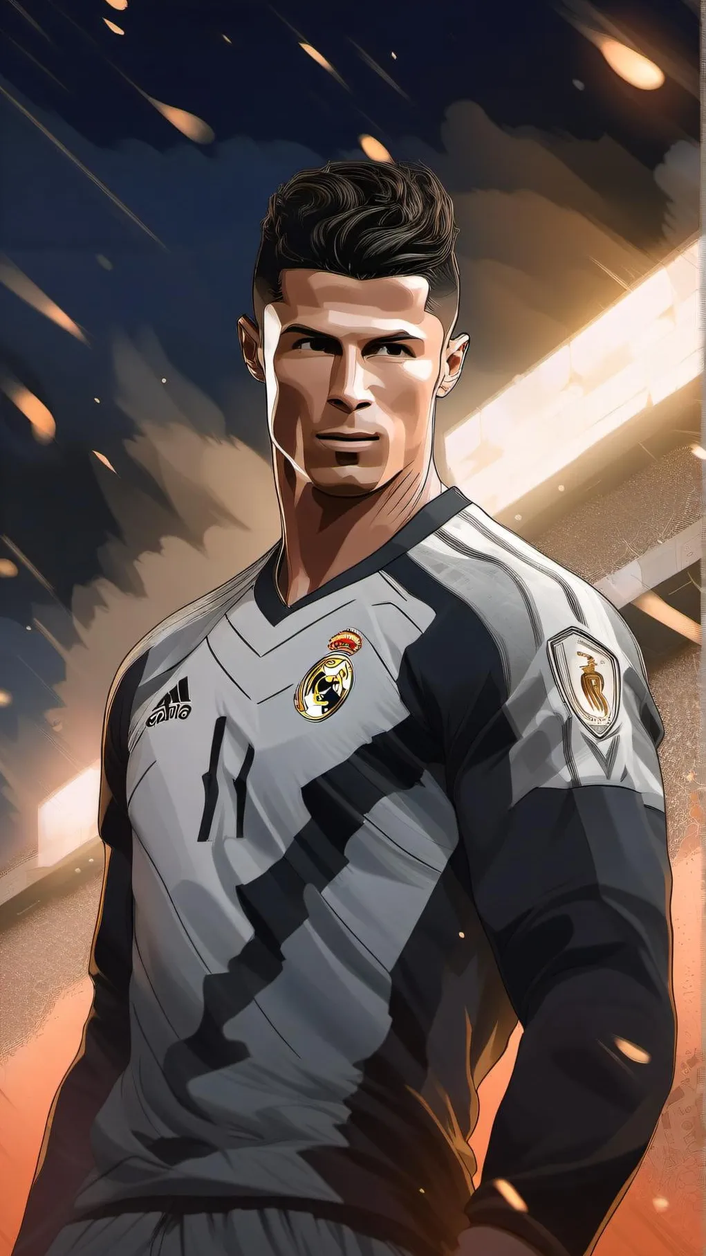 ai character: Cristiano Ronaldo background