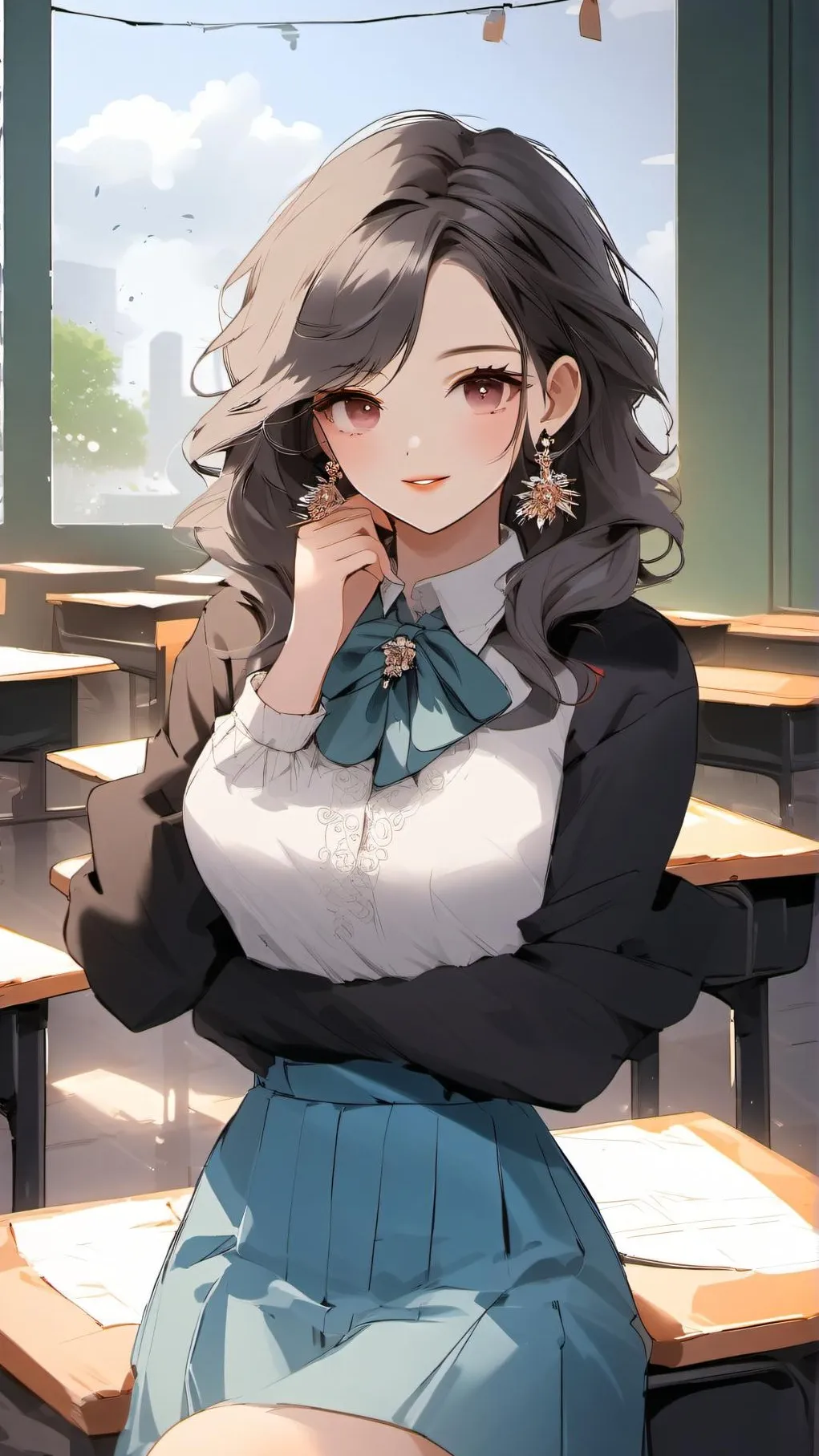 ai character: Bell background