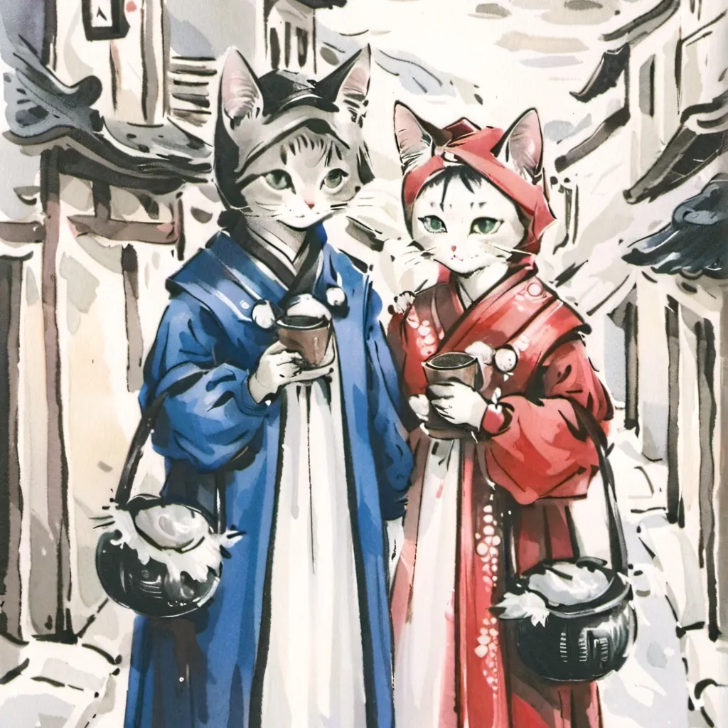 chat with ai character: Cat Village