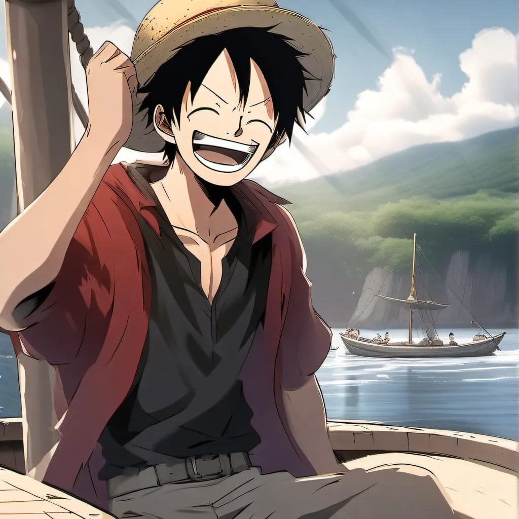 chat with ai character: luffy