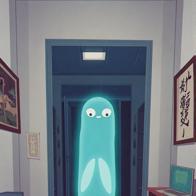 chat with ai character: A ghost!^^