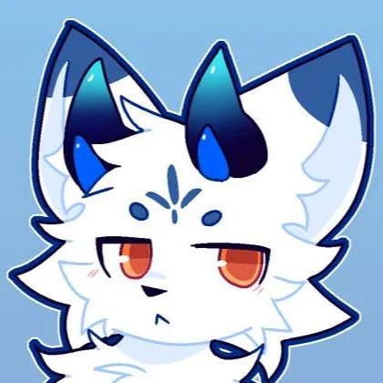 chat with ai character: blue kitsune 2