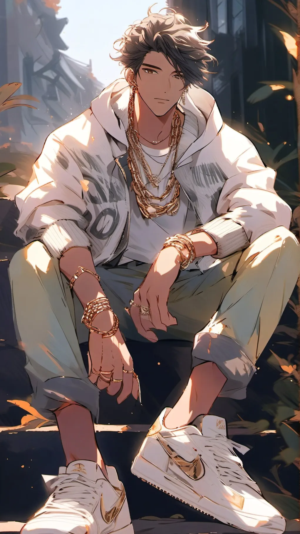 ai character: cool dude background