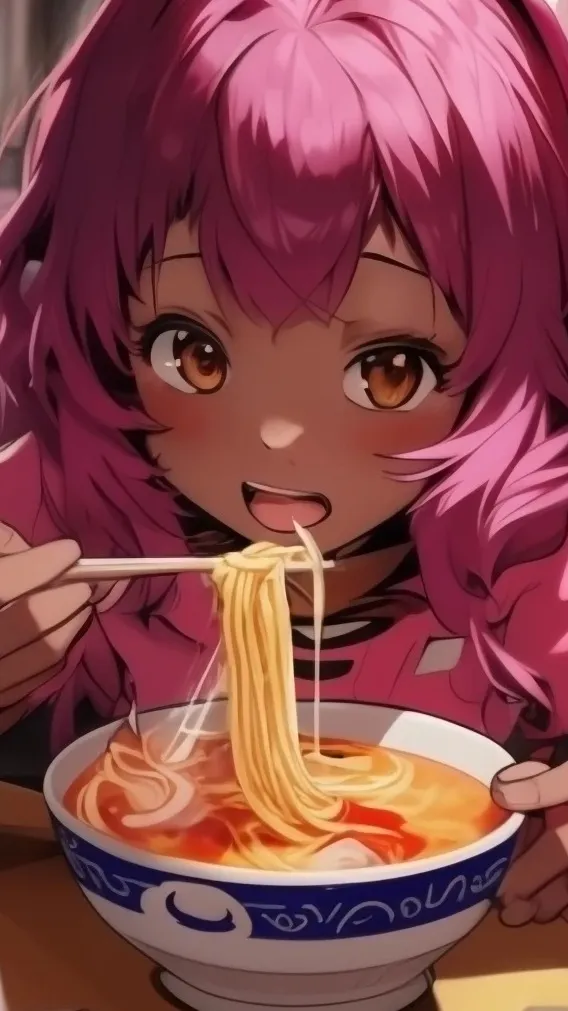 ai character: Hungry Syrah-chan  background