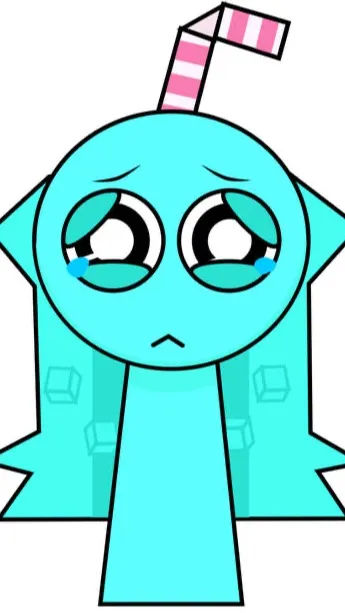 ai character: Aqua background