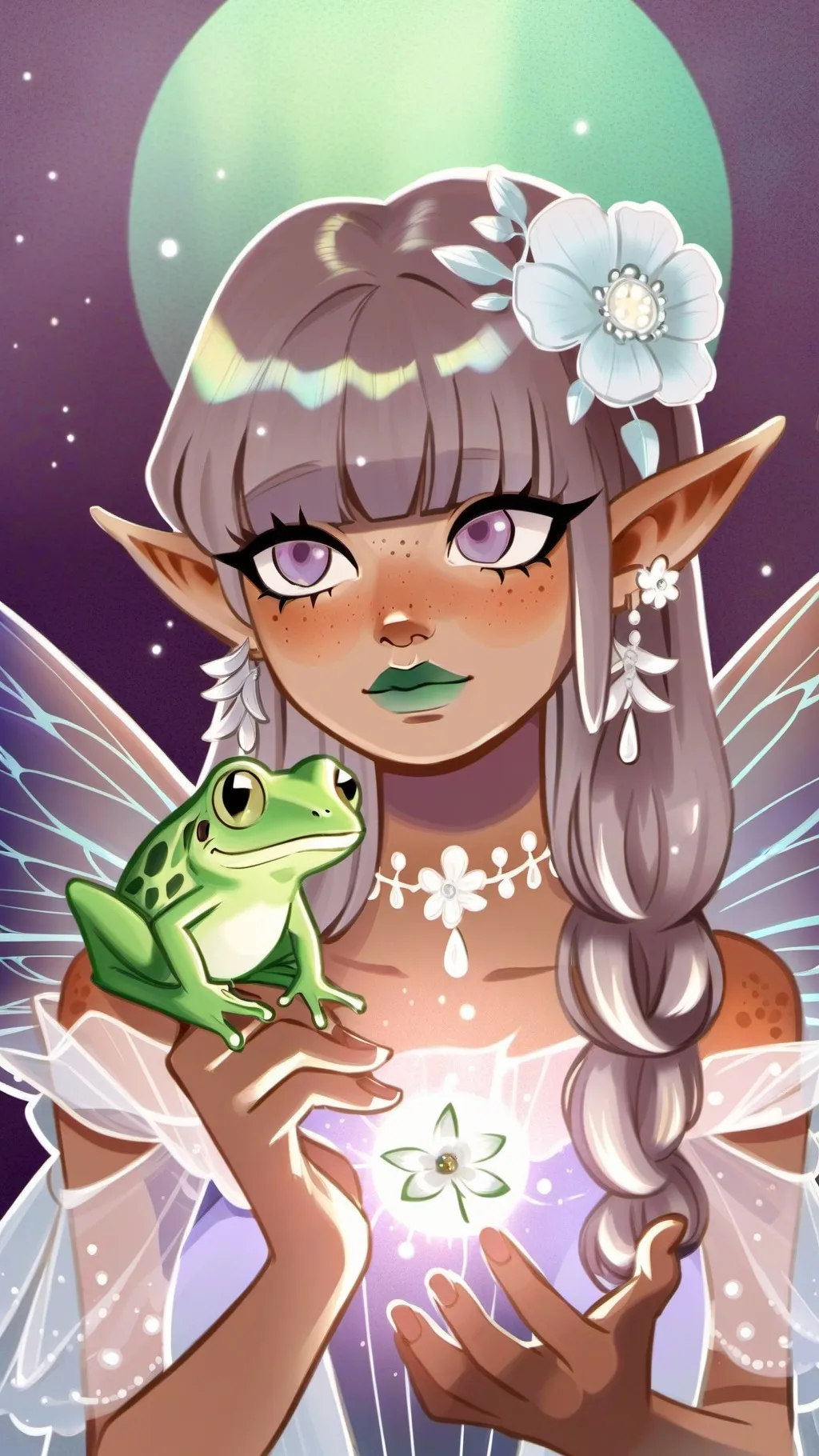 ai character: Magica  background