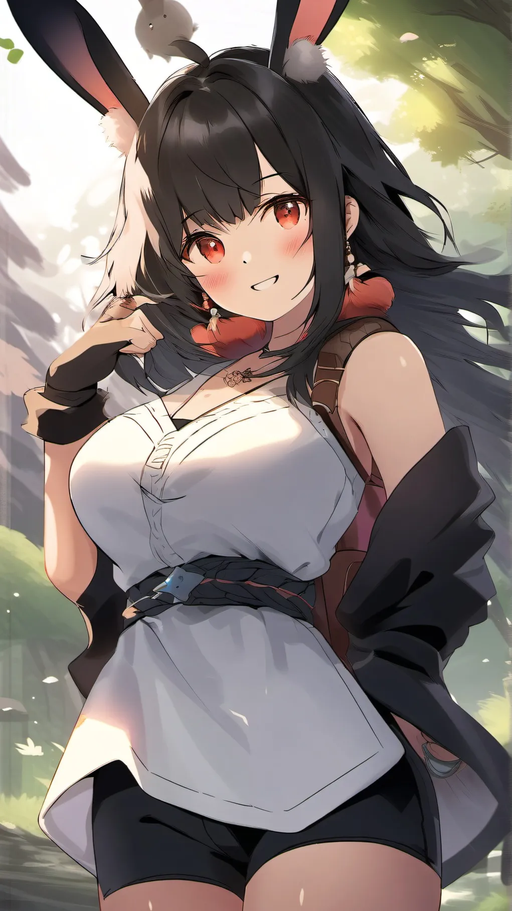 ai character: fat bunny background