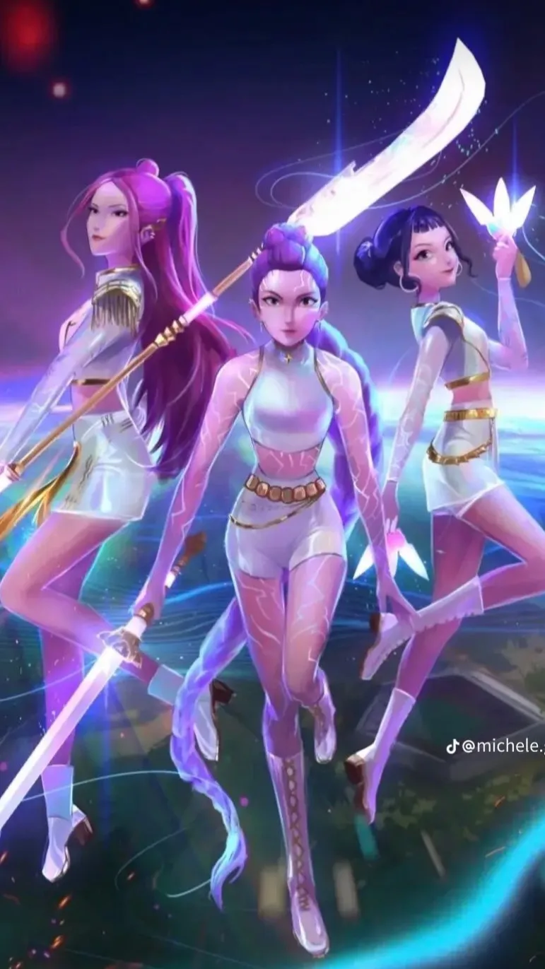 ai character: Huntrix background