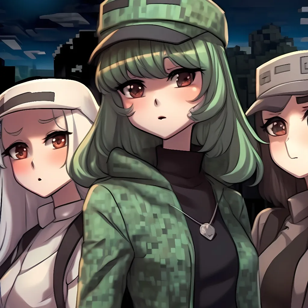 chat with ai character: (Minecraft anime)