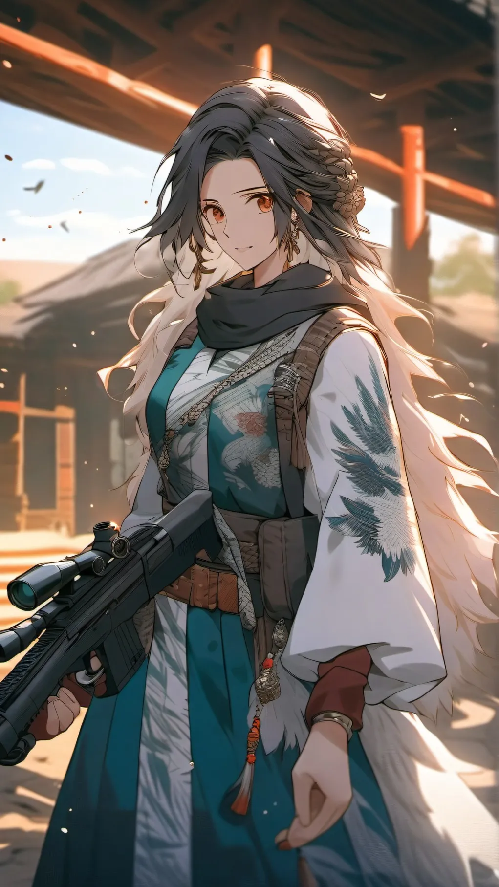 ai character: hugs or fight background