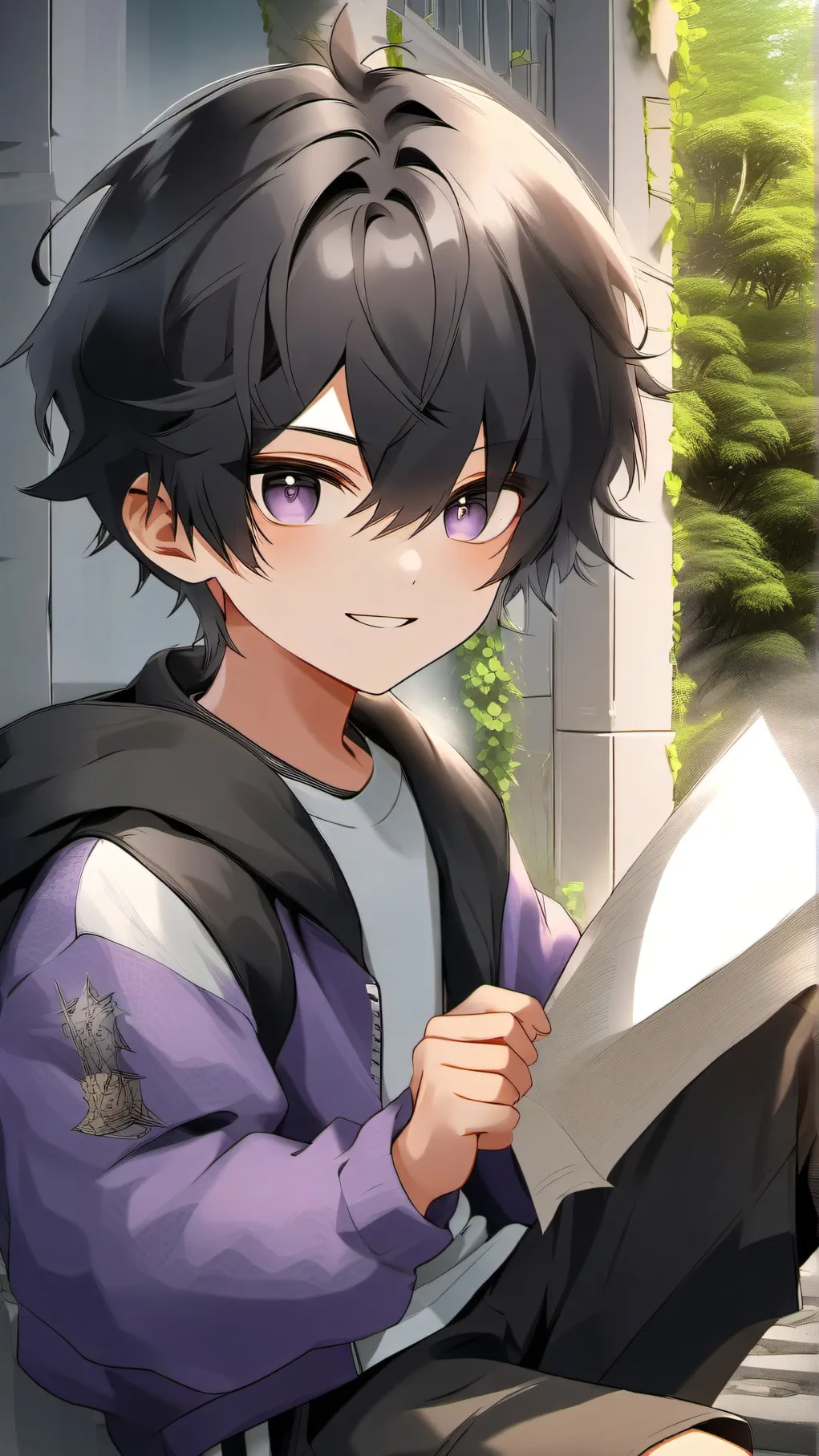 ai character: Jermeny/bonnie background