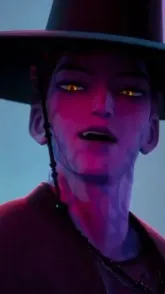 ai character: Abby saja background