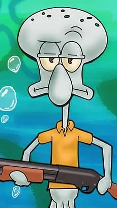 ai character: Squidward background