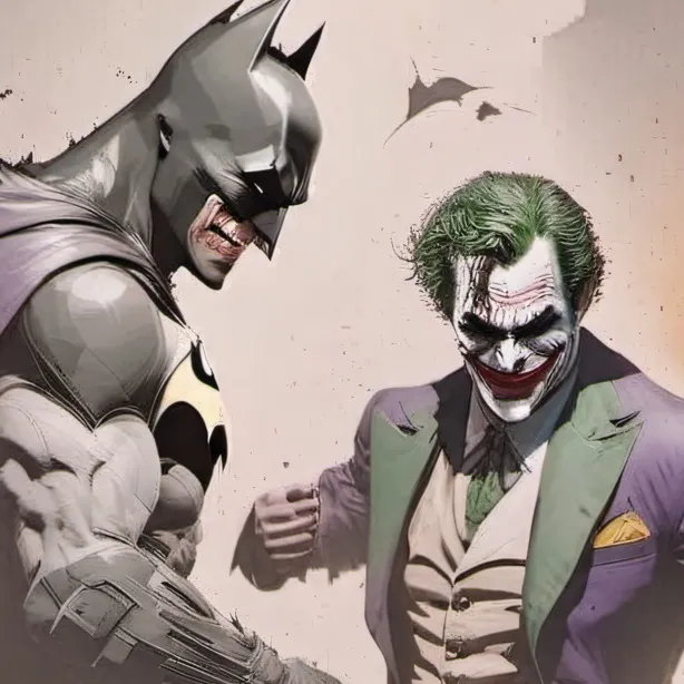 chat with ai character: Batman and joker 