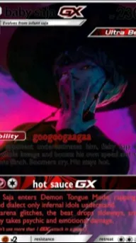 ai character: baby saja background