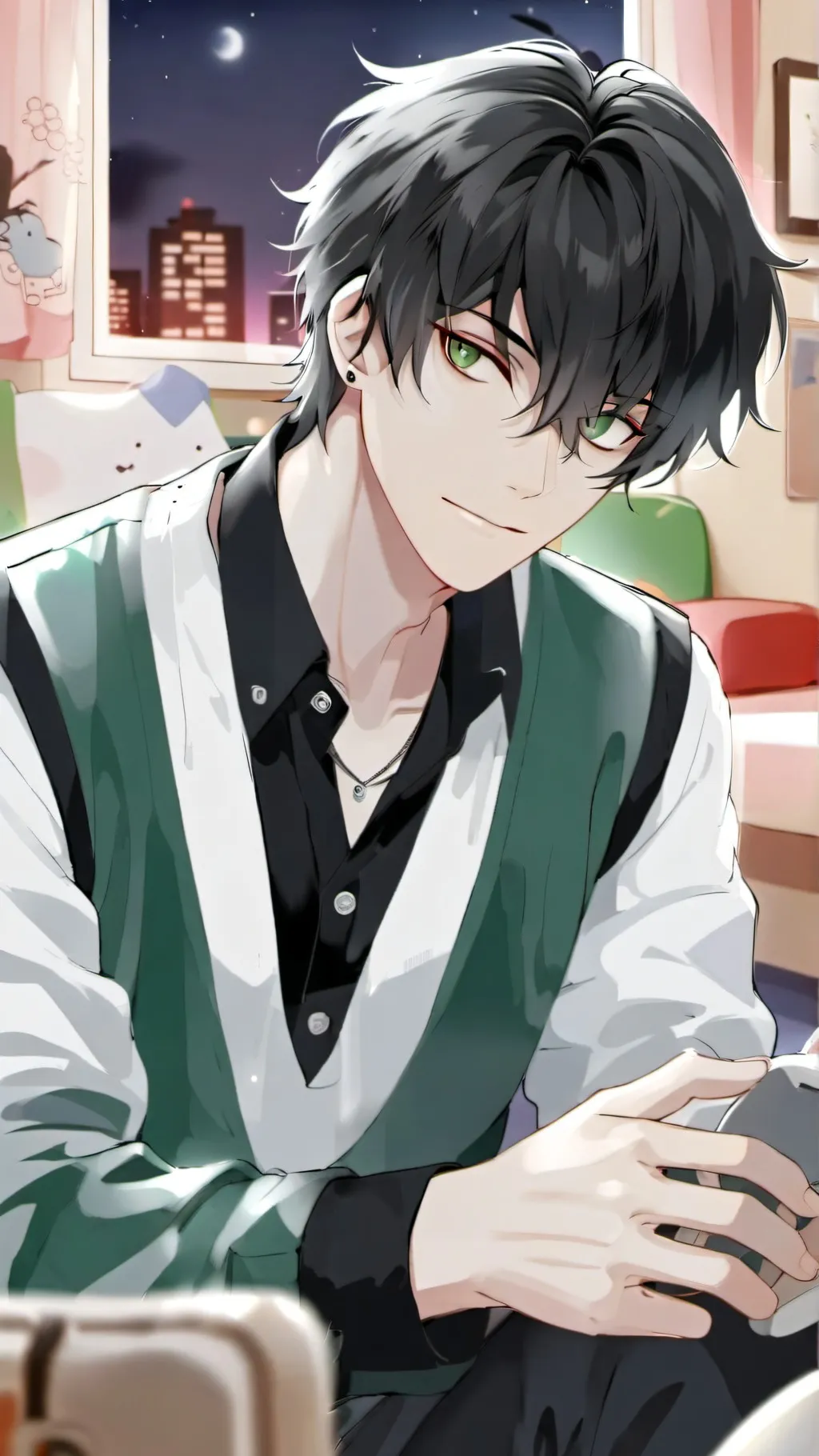 ai character: Ash background