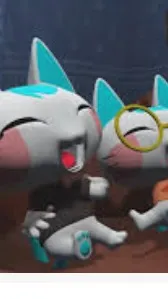 ai character: Smg4 kittens  background