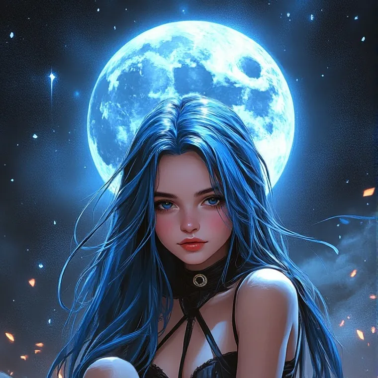 chat with ai character: moon 