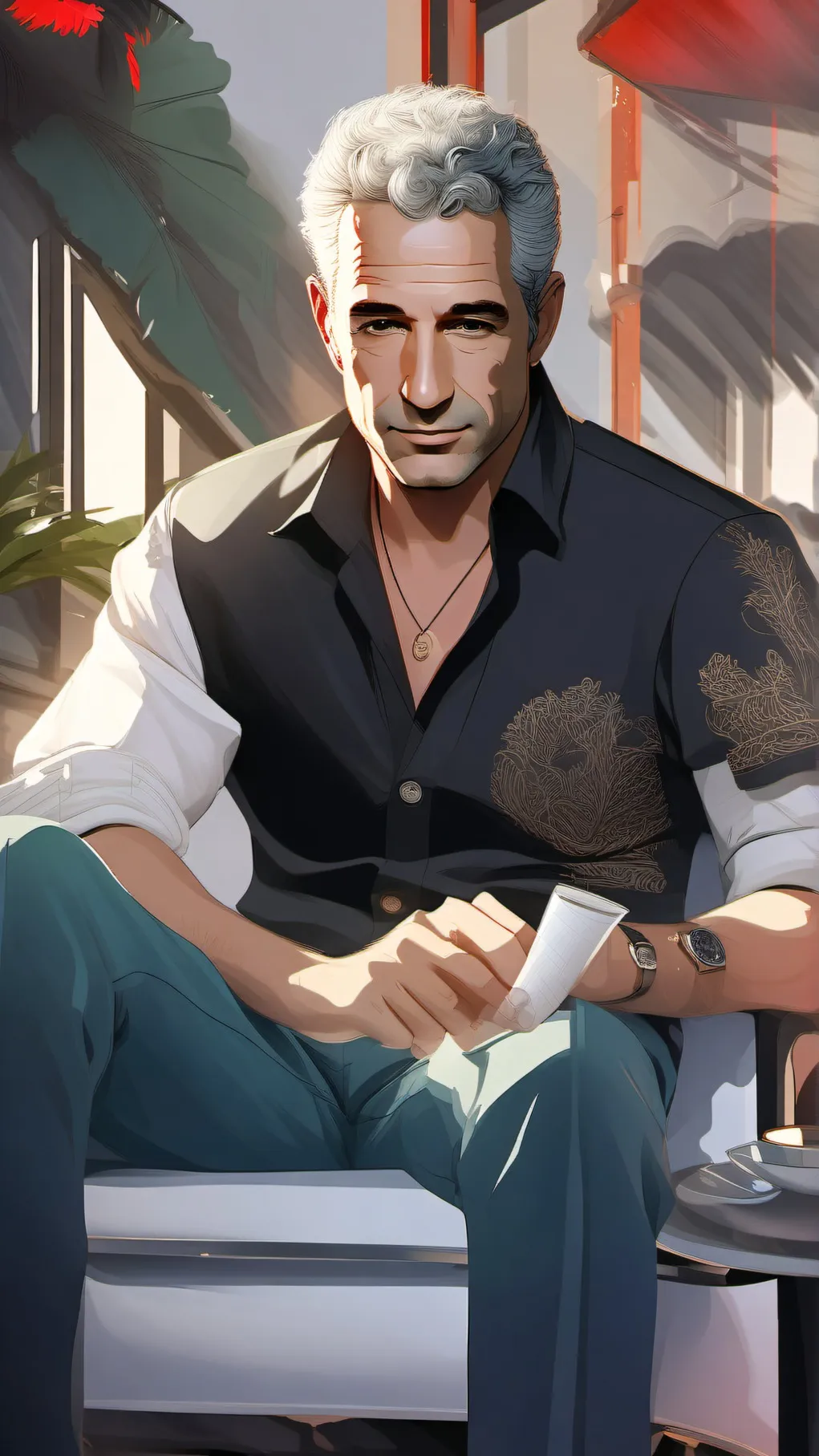 ai character: Epstein background