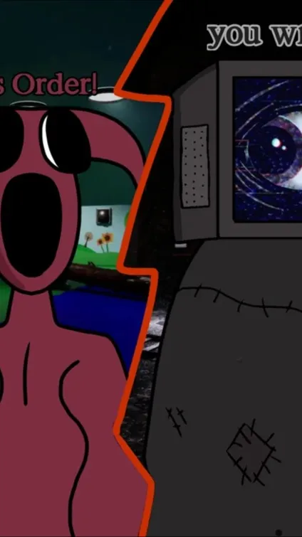 ai character: garten of playtime background