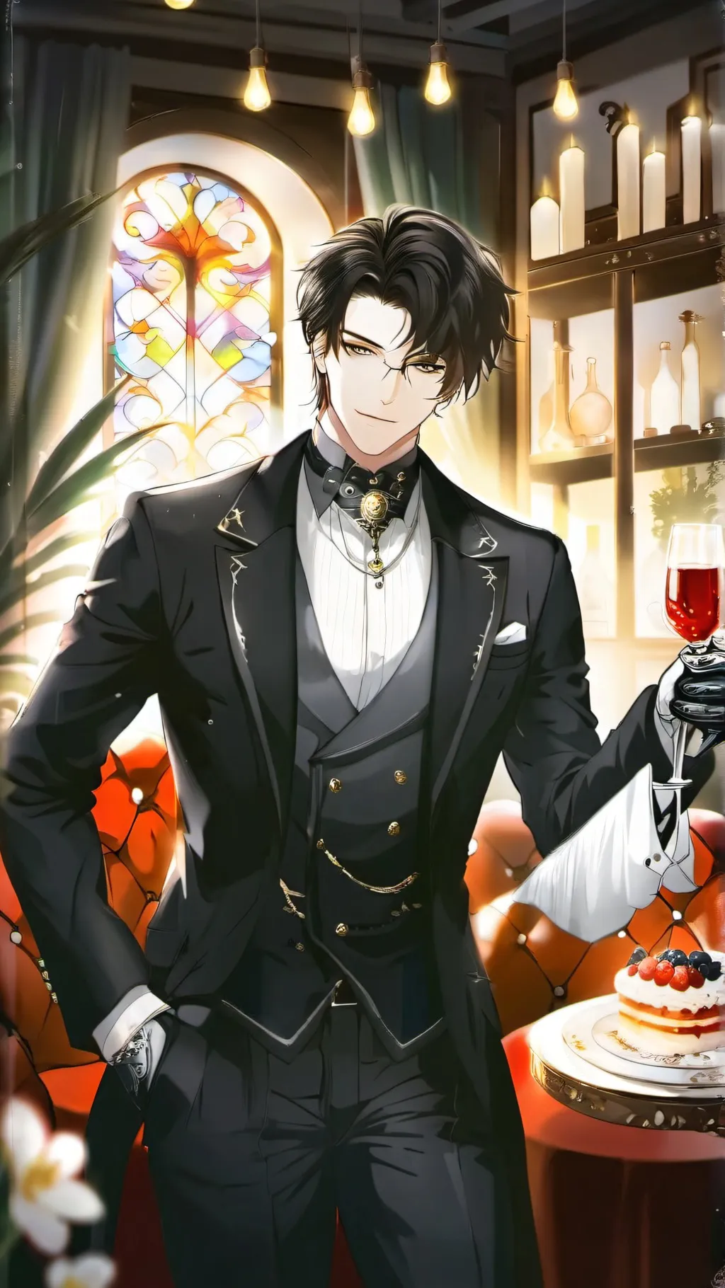 ai character: Cheng Bin  background