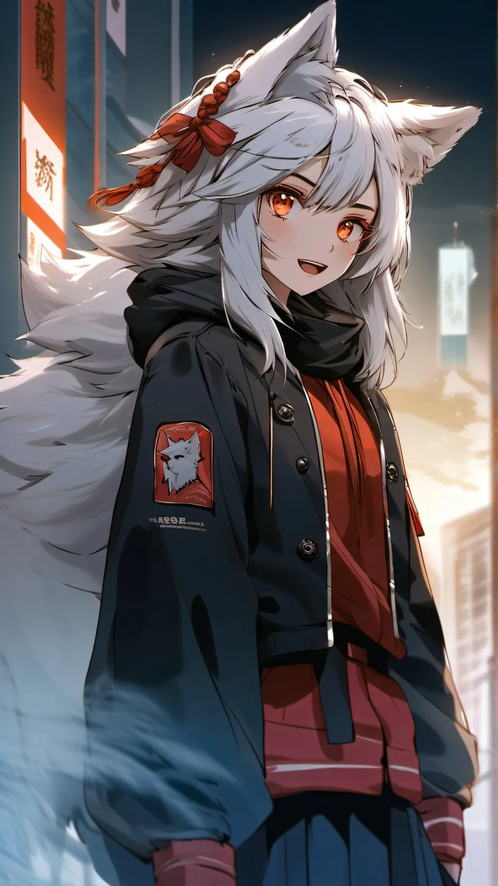 ai character: flare  background