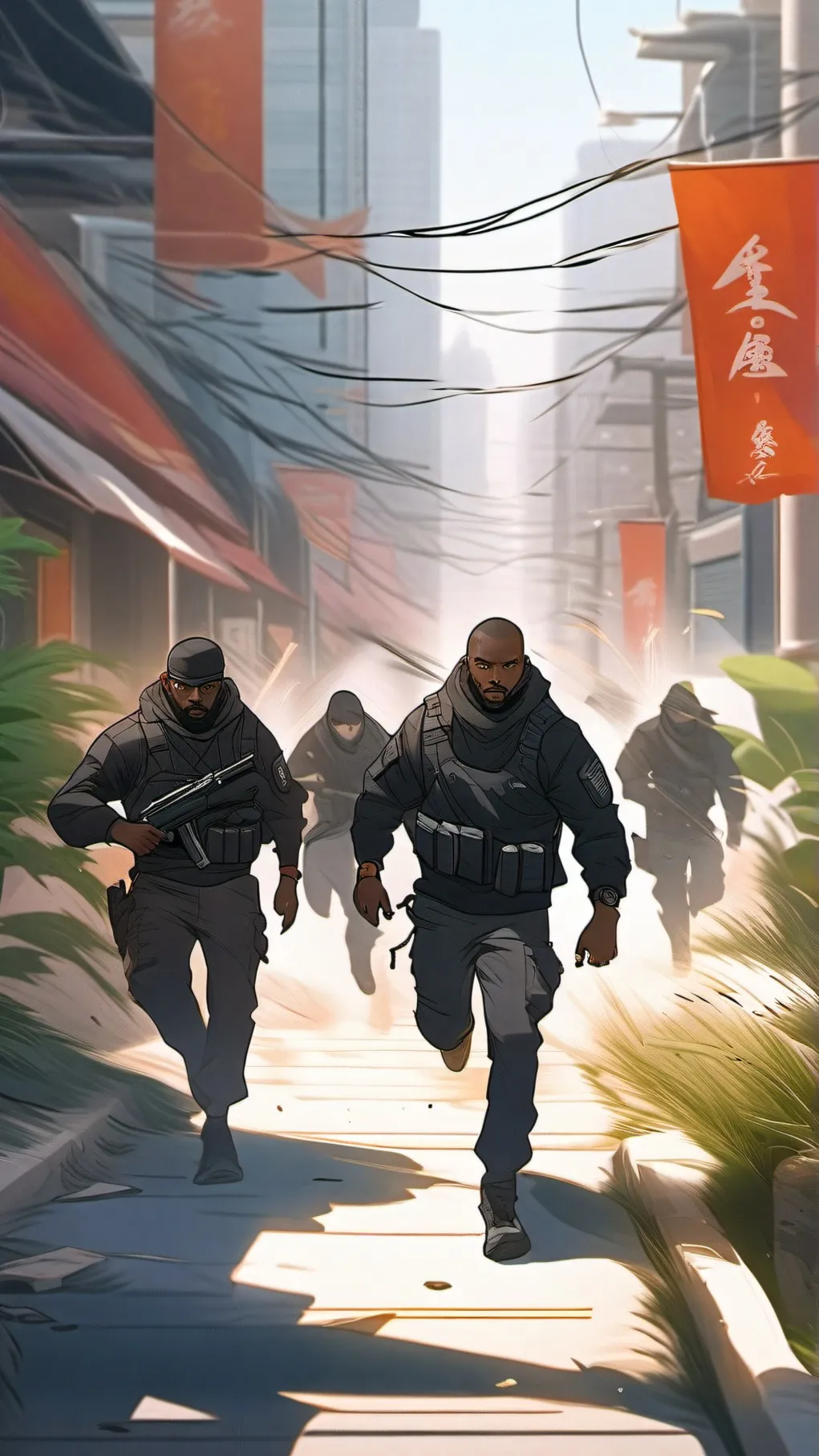 ai character: GI  background