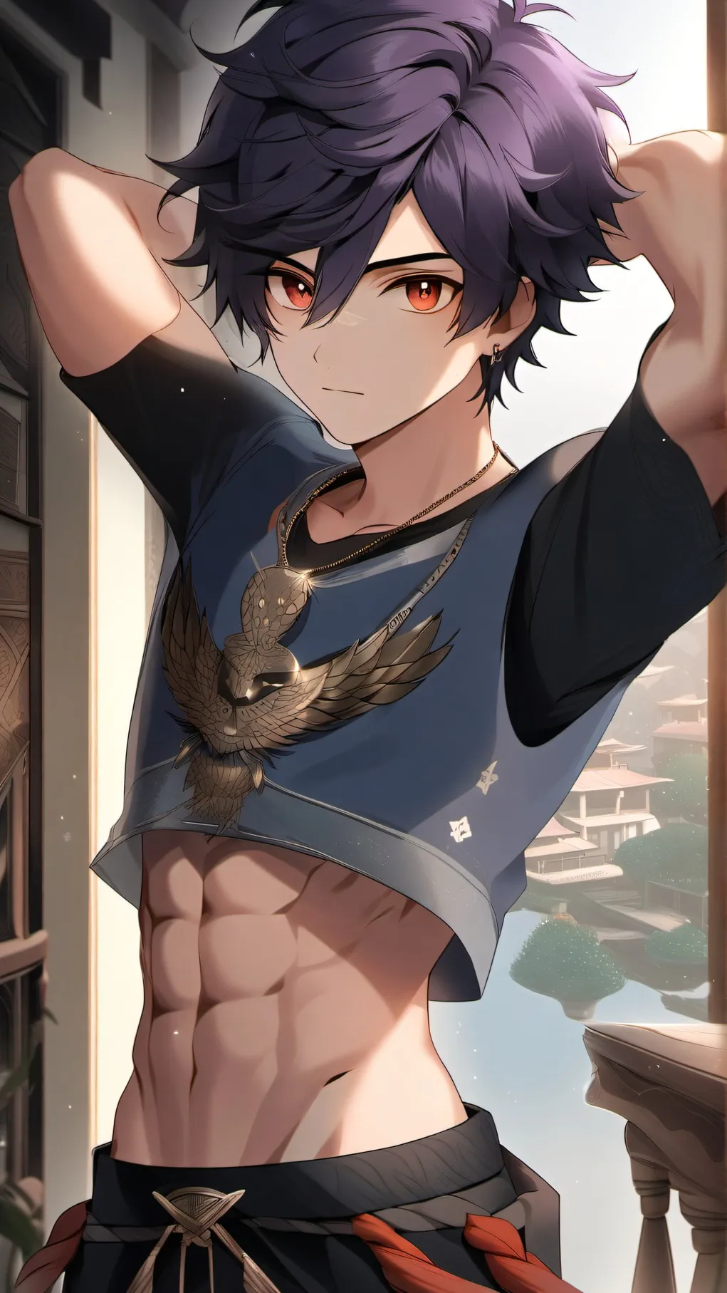 ai character: zayen background